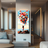 Painting by Numbers Art Lots of Colorful Balloons